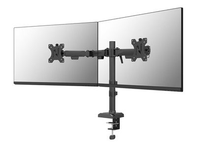 Neomounts DS60-600BL2 Befestigungskit - Voll beweglich - für 2 Monitore - Schwarz_thumb