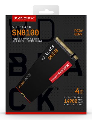 Western Digital Black WD_BLACK™ SN8100 NVMe™ SSD POWERED BY SANDISK 4 TB_6