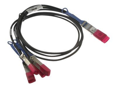 Dell 100GbE Direct Attach - breakout cable - 3 m_thumb