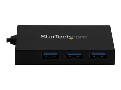 StarTech.com 4 Port USB 3.0 Hub - USB Typ-A Hub mit 1x USB-C & 3x USB-A Ports (SuperSpeed 5Gbit/s) - USB busbetrieben - USB 3.1 Gen 1 Adapter Hub - Reise/Laptop USB Hub (HB30A3A1CFB) - Hub - 4 Anschlüsse_4