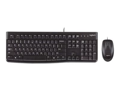 Logitech Keyboard and Mouse Desktop MK120 - US Layout - Black_2