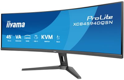 iiyama LED Curved-Display XCB4594DQSN-B1- 114.3 cm (45") - 5120 x 1440 5K DQHD_3