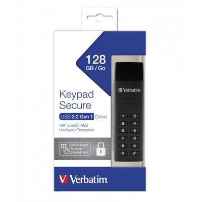 Verbatim USB flash drive Keypad Secure - USB 3.2 Gen 1 - 128 GB - black_3