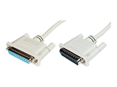 DIGITUS Datatransfer Verlängerungskabel - DSUB (25-pin) Stecker/DSUB (25-pin) Buchse - 3 m_thumb