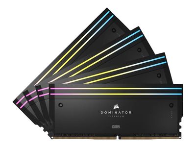 CORSAIR RAM Dominator Titanium RGB - 64 GB (4 x 16 GB Kit) - DDR5 6000 DIMM CL36_1