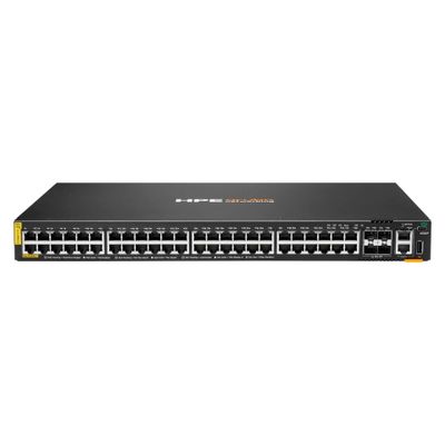 HPE Aruba Switch 6200F 48G Class4 PoE 4SFP+ 370W - 48 Ports - 48x GE (10/100/1000) - 4x SFP+ - 48x PoE+_thumb