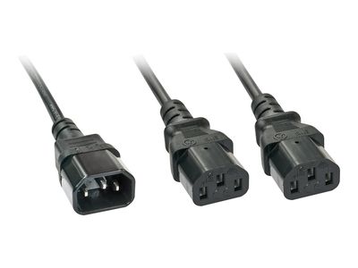 Cable Lindy C14 to C13 Y-Power Cord 2m_thumb