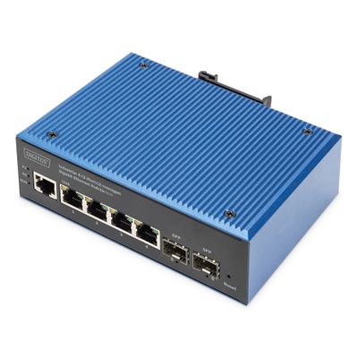 Switch Digitus Gigabit Ethernet PoE Industrial 4+2_thumb