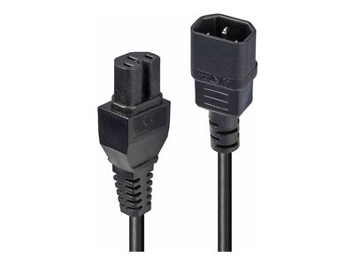Cable Lindy IEC C14 to C15 Netzkabel 2m black_thumb
