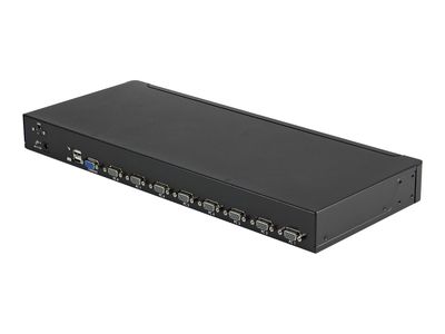 StarTech.com 8 Port 1U Rackmount USB KVM Switch Kit with OSD and Cables - Rack mount KVM - VGA KVM Switch - 8 Port KVM Switch (SV831DUSBUK) - KVM-Switch - 8 Anschlüsse - an Rack montierbar_3