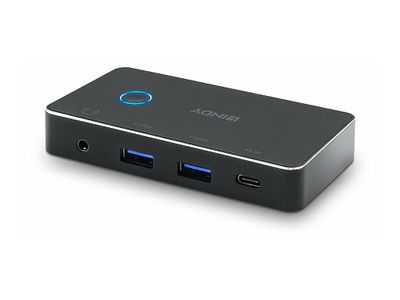 Lindy - USB-Umschalter für die gemeinsame Nutzung von Peripheriegeräten - 2:4 - 4 Anschlüsse_4