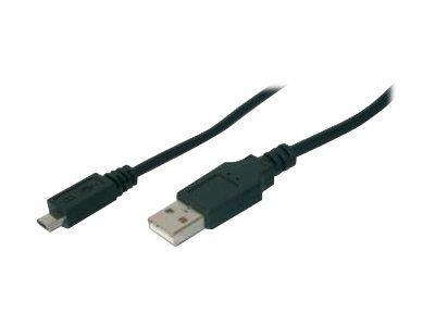 DIGITUS USB 2.0 connection cable - USB Type-A/Micro USB Type-B - 3 m_thumb