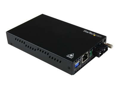 StarTech.com Multimode (MM) SC Fiber Media Converter for 1Gbe Network - 550m Range - Gigabit Ethernet -Remote Monitoring - 850nm (ET91000SC2) - fiber media converter - 1GbE_thumb