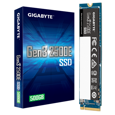 GIGABYTE SSD Gen3 2500E - 500 GB - M.2 2280 - PCIe 3.0 x4 NVMe_3