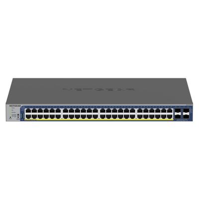 NETGEAR Switch Smart GS752TXP - 48 Ports - 48x GE (10/100/1000) - 4x SFP+ - 48x PoE+_thumb