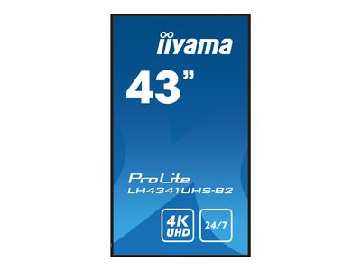 iiyama ProLite LH4341UHS-B2 109 cm (43") Klasse (108 cm (42.5") sichtbar) LCD-Display mit LED-Hintergrundbeleuchtung - 4K - für Digital Signage_2
