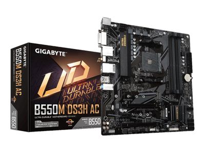 Gigabyte Mainboard B550M DS3H AC - micro ATX - Socket AM4 - AMD B550_4