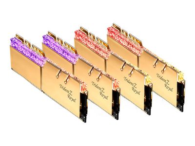 G.Skill RAM Trident Z Royal Series - 32 GB (4 x 8 GB Kit) - DDR4 3200 DIMM CL14_thumb