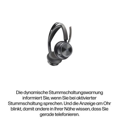 Poly On-Ear Headset Voyager Focus 2 inkl. Ladestation_7