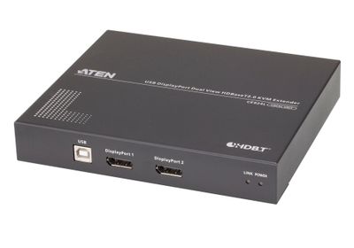 ATEN USB DisplayPort Dual View HDBaseT™ 2.0 KVM Extender (4K@100m for Single View)_2