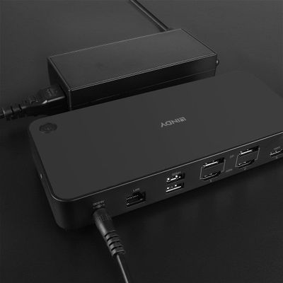 Lindy 43366 laptop-dockingstation & portreplikator Andocken USB 3.2 Gen 2 (3.1 Gen 2) Type-C Schwarz_8