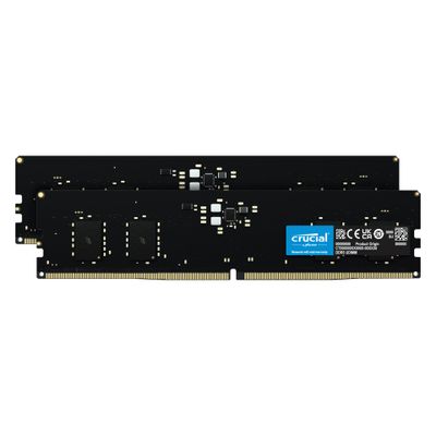 Crucial RAM - 16 GB (2 x 8 GB Kit) - DDR5 4800 UDIMM CL40_thumb