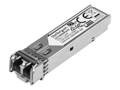 StarTech.com Cisco GLC-SX-MM-RGD Compatible SFP Module - 1000BASE-SX - 1GE Gigabit Ethernet SFP 1GbE Multimode Fiber MMF Optic Transceiver - SFP (mini-GBIC) transceiver module - GigE_thumb