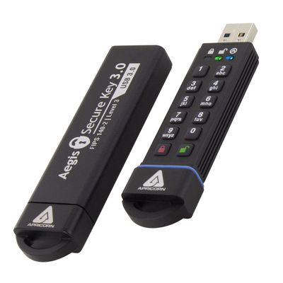 Apricorn ASK3 USB flash drive 16 GB USB Type-A 3.2 Gen 2 (3.1 Gen 2) Black_thumb