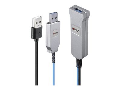 Cable Lindy Fibre Optic USB 3.0 Extension 30m_thumb