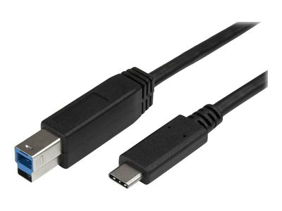 StarTech.com USB C to USB B Printer Cable - 6 ft / 2m - USB C Printer Cable - USB C to USB B Cable - USB Type C to Type B (USB315CB2M) - USB cable - 2 m_thumb