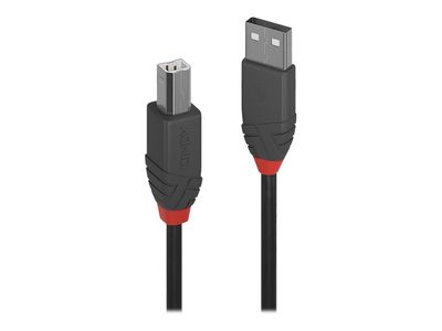 Lindy Anthra Line - USB cable - USB to USB Type B - 7.5 m_thumb