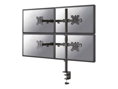 Neomounts FPMA-D550D4 mounting kit - full-motion - for 4 flat panels - black_thumb
