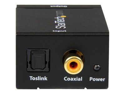 StarTech.com SPDIF Digital Coaxial or Toslink Optical to Stereo RCA Audio Converter - Digital Audio Adapter (SPDIF2AA) - coaxial/optical digital audio converter_2