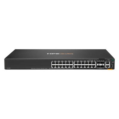 HPE Aruba Switch 6200F 24G Class4 PoE 4SFP+ 370W - 24 Ports - 24x GE (10/100/1000) - 4x SFP+ - 24x PoE+_thumb
