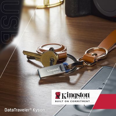Kingston USB flash drive DataTraveler Kyson G2 - USB 3.2 Gen 1 - 512 GB - silver/blue_7