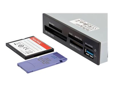 StarTech.com USB 3.0 Internal Multi-Card Reader with UHS-II Support - SecureDigital/Micro SD/Memory Stick/Compact Flash Memory Card Reader (35FCREADBU3) - card reader - USB 3.0_5