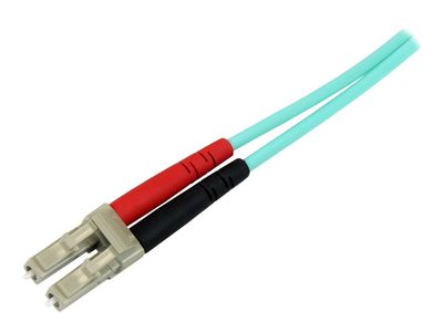 StarTech.com 1m Fiber Optic Cable - 10 Gb Aqua - Multimode Duplex 50/125 - LSZH - LC/SC - OM3 - LC to SC Fiber Patch Cable - Patch-Kabel - 1 m - Aquamarin_3