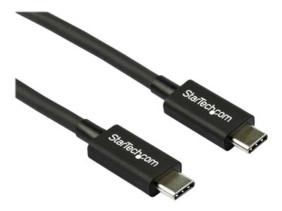 StarTech.com 0.8m/2.7ft Thunderbolt 3 to Thunderbolt 3 Cable - 40Gbps - Certified TB3 - USB C Compatible - Active - 100W PD (TBLT34MM80CM) - Thunderbolt cable - 80 cm_6