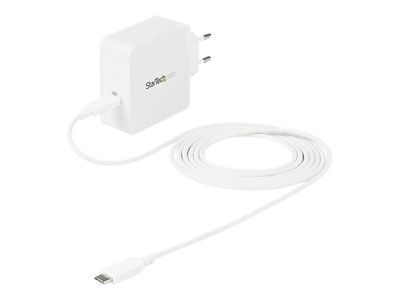 StarTech.com USB C Wall Charger, USB C Laptop Charger 60W PD, 6ft/2m Cable, Universal Compact Type C Power Adapter, Dell XPS/Lenovo X1 Carbon, HP EliteBook, MacBook, USB IF/CE Certified - 60W PD3.0 Wall Charger (WCH1CEU) Netzteil - 24 pin USB-C - 60 Watt_thumb