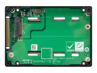 QNAP QDA-UMP4 - interface adapter - PCIe 4.0 x4 (NVMe) - U.2_4