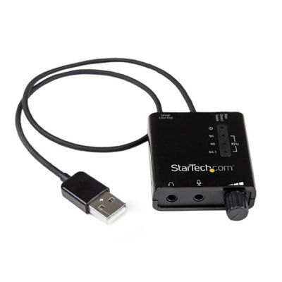 StarTech.com USB Sound Card w/ SPDIF Digital Audio & Stereo Mic - External Sound Card for Laptop or PC - SPDIF Output (ICUSBAUDIO2D) - sound card_1