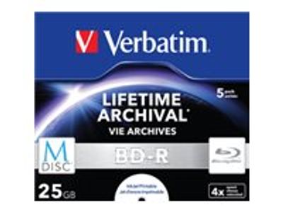 Verbatim M-Disc - BD-R x 5 - 25 GB - Speichermedium_thumb