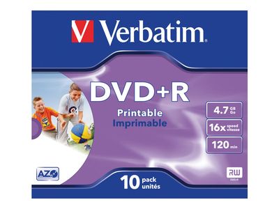 Verbatim DataLifePlus - DVD+R x 10 - 4.7 GB - Speichermedium_thumb