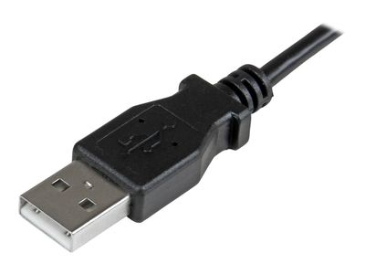 StarTech.com 2m 6 ft Micro-USB Charge-and-Sync Cable - Right-Angle Micro-USB - M/M - USB to Micro USB Charging Cable - 24 AWG (USBAUB2MRA) - USB cable - 2 m_thumb