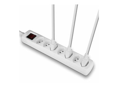 ZUB Lindy 7-Way Swiss 3-Pin Mains Power Extension_2