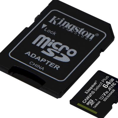 Kingston Canvas Select Plus - flash memory card - 64 GB - microSDXC UHS-I_2