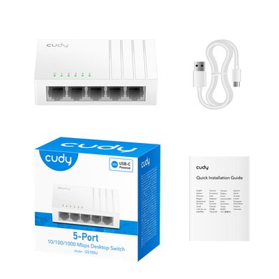 Adapter Cudy GS105U 5-Port Switch USB C_4
