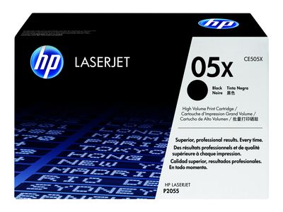 HP 05X - Hohe Ergiebigkeit - Schwarz - Original - LaserJet - Tonerpatrone (CE505X)_thumb