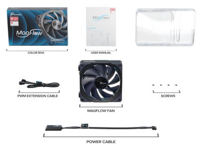 Seasonic MagFlow 1-Fan Kit Computer case 12 cm Black 1 pc(s)_9