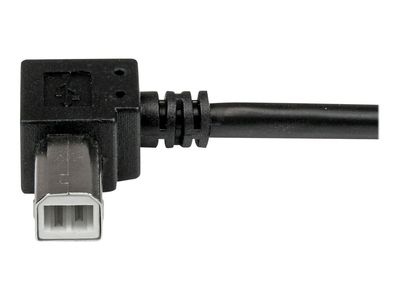 StarTech.com 1m USB 2.0 A to Right Angle B Cable Cord - 1 m USB Printer Cable - Right Angle USB B Cable - 1x USB A (M), 1x USB B (M) (USBAB1MR) - USB cable - 1 m_5